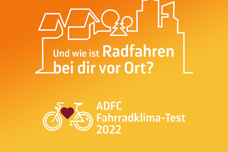 Fahrradklima-Test 2022 Keyvisual ADFC-Fahrradklima-Test 2022